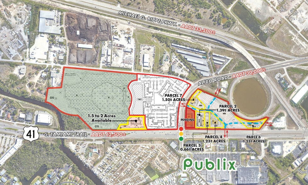 Alico Rd, Fort Myers, FL for lease - Aerial - Image 2 of 8