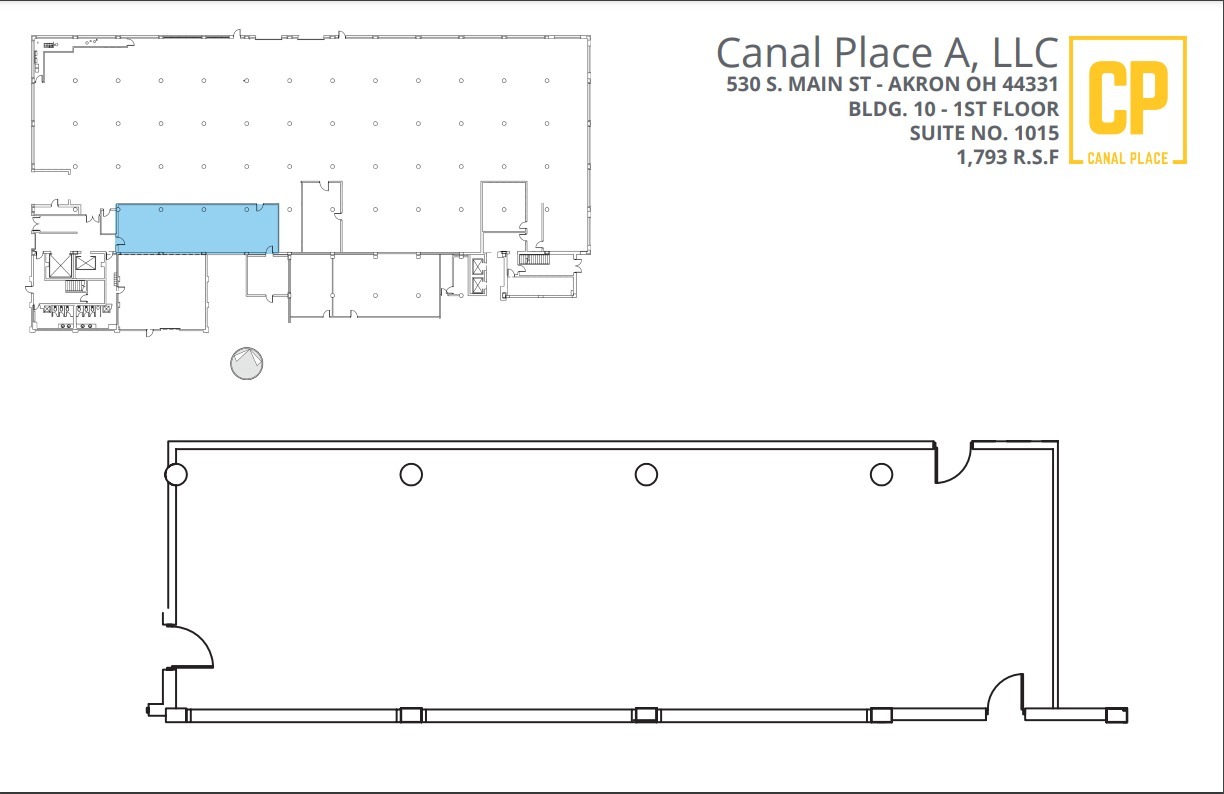 540 S Main St, Akron, OH for lease Floor Plan- Image 1 of 1