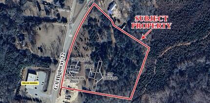 5176 GA Highway 22, Sparta, GA - AERIAL  map view