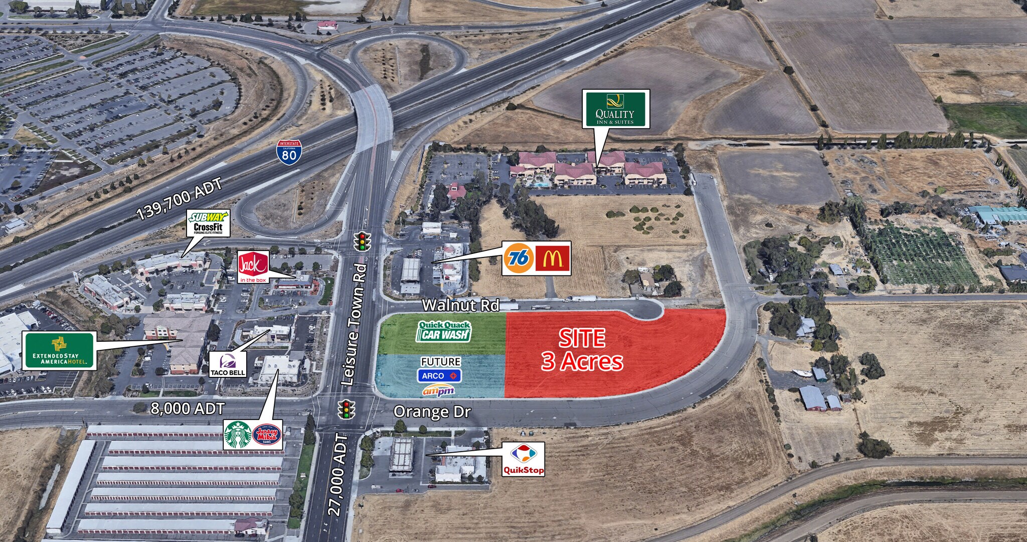 Orange Dr & Leisure Town Rd, Vacaville, CA 95687
