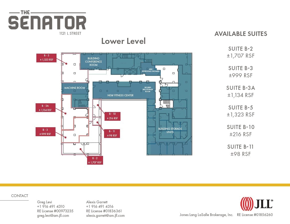 1121 L St, Sacramento, CA for lease Floor Plan- Image 1 of 1