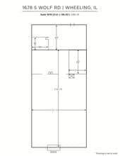 1666-1684 S Wolf Rd, Wheeling, IL for lease Floor Plan- Image 1 of 1