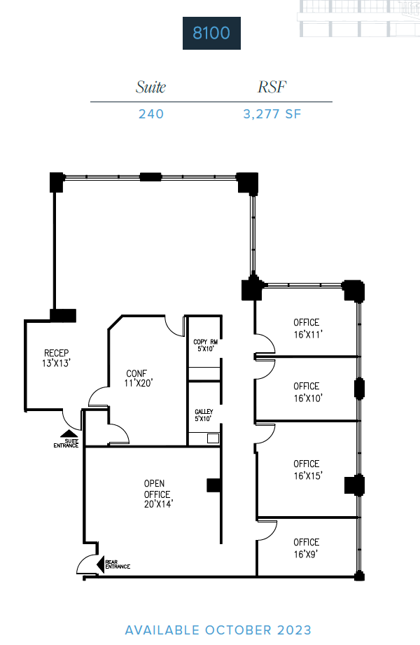 8100 Boone Blvd, Vienna, VA for lease Floor Plan- Image 1 of 1