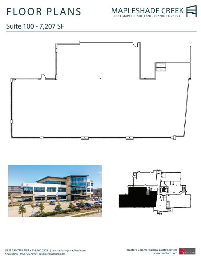 4351 Mapleshade Ln, Plano, TX for lease Floor Plan- Image 1 of 2