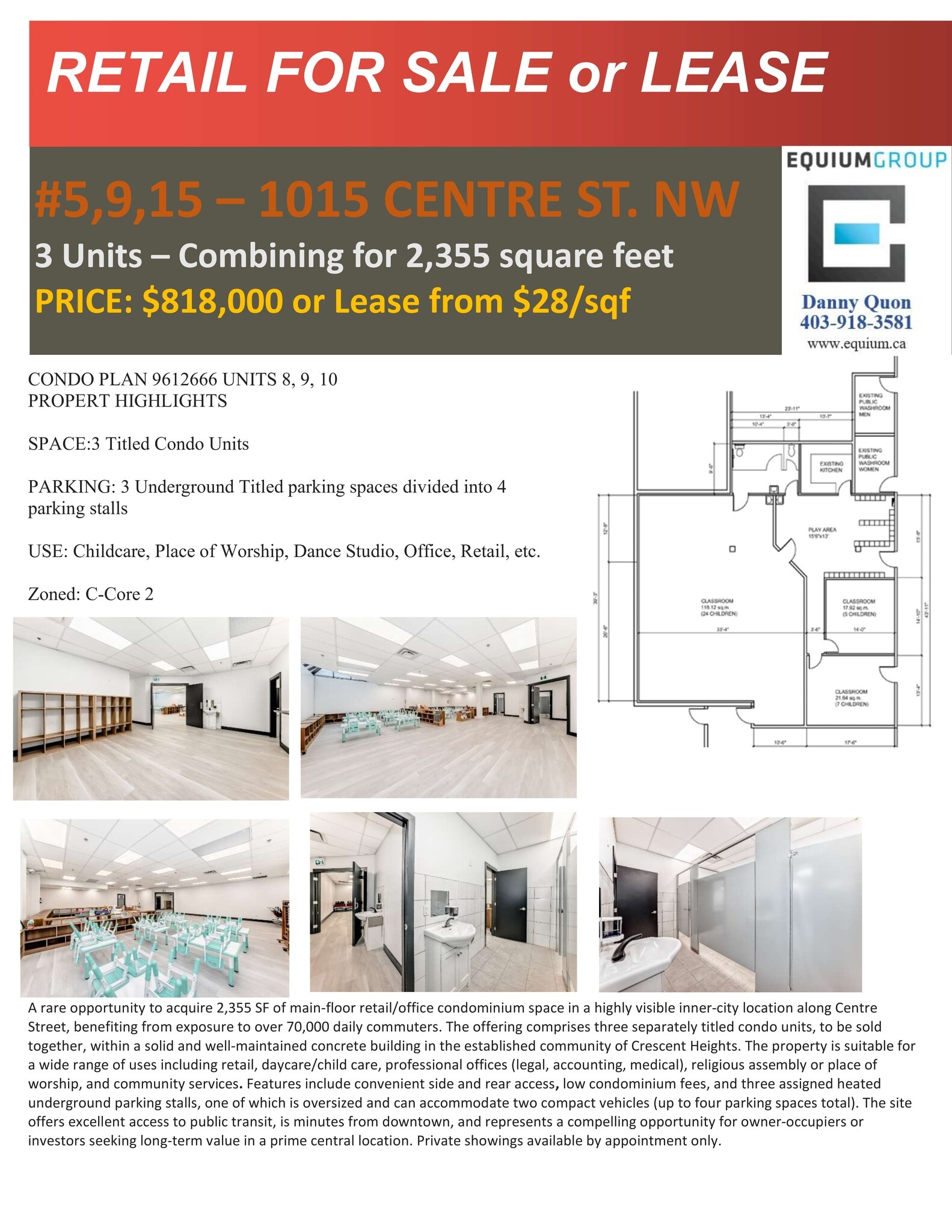 1015 Centre St NW, Calgary, AB for lease Site Plan- Image 1 of 16
