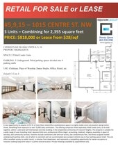 1015 Centre St NW, Calgary, AB for lease Site Plan- Image 1 of 16