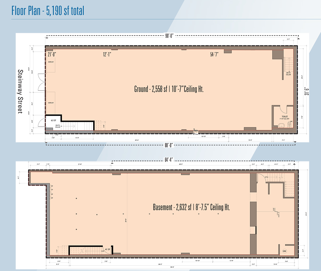 3159-3163 Steinway St, Astoria, NY for lease Floor Plan- Image 1 of 1