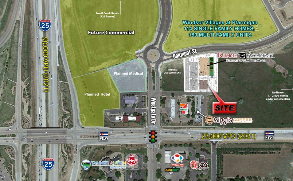 NEC I-25 & HWY 392, Windsor, CO for lease - Building Photo - Image 2 of 3