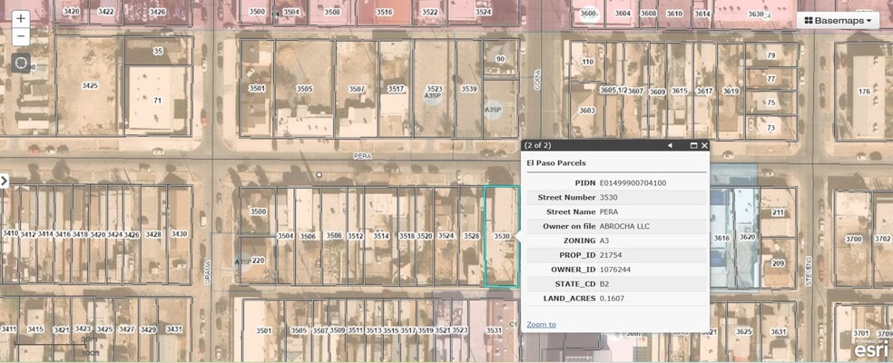 3530-3536 Pera Ave, El Paso, TX for sale - Building Photo - Image 3 of 15