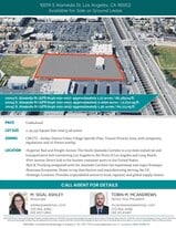 Industrial Land – Alameda Corridor - Golf Course