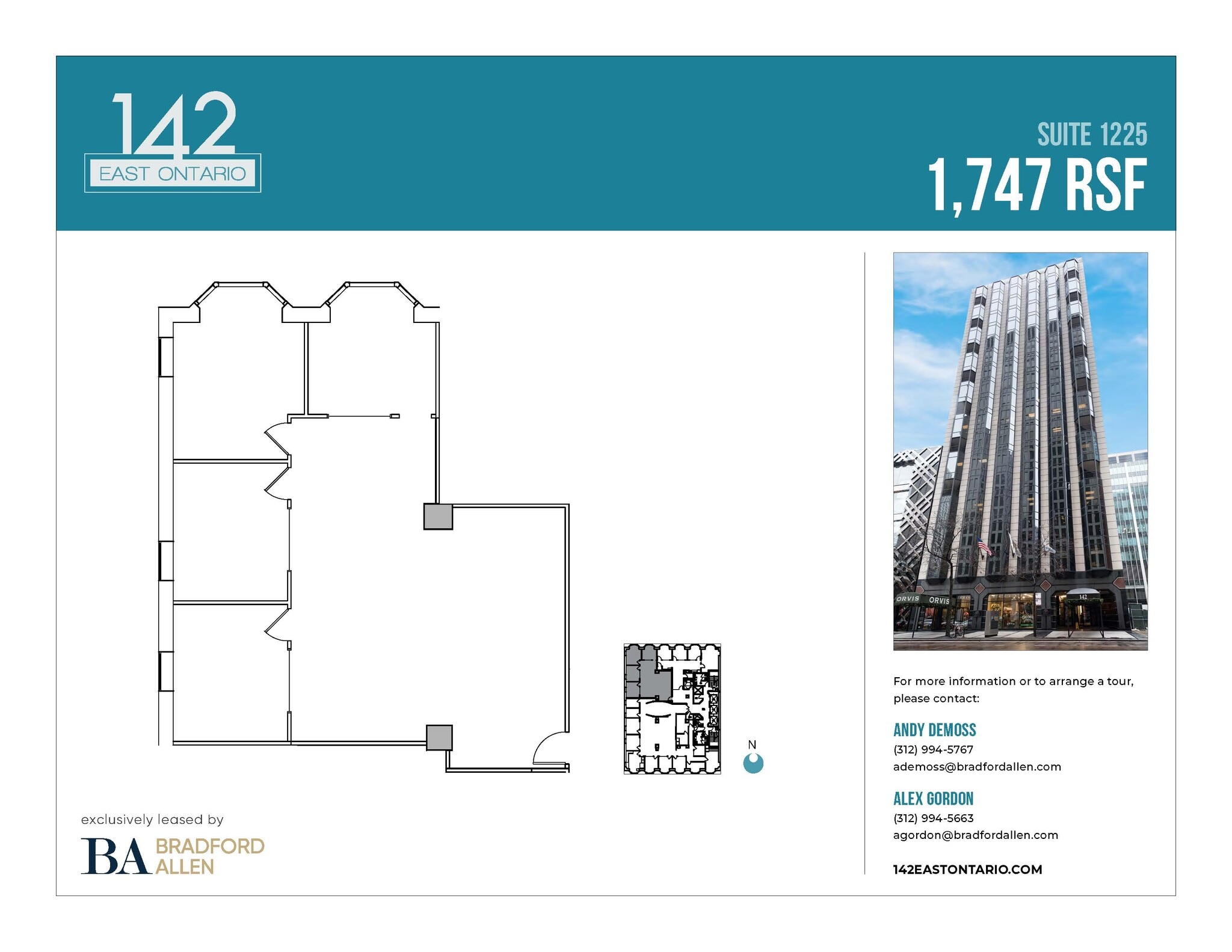 142 E Ontario St, Chicago, IL for lease Floor Plan- Image 1 of 1