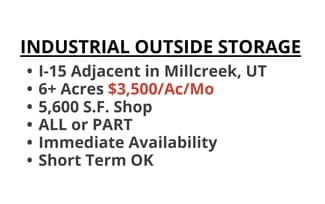 More details for 179 W Central Ave, Salt Lake City, UT - Land for Lease