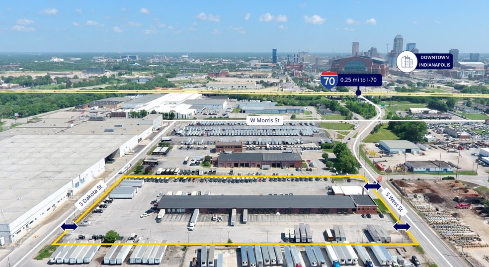 1310 S West St, Indianapolis, IN for lease - Aerial - Image 2 of 5