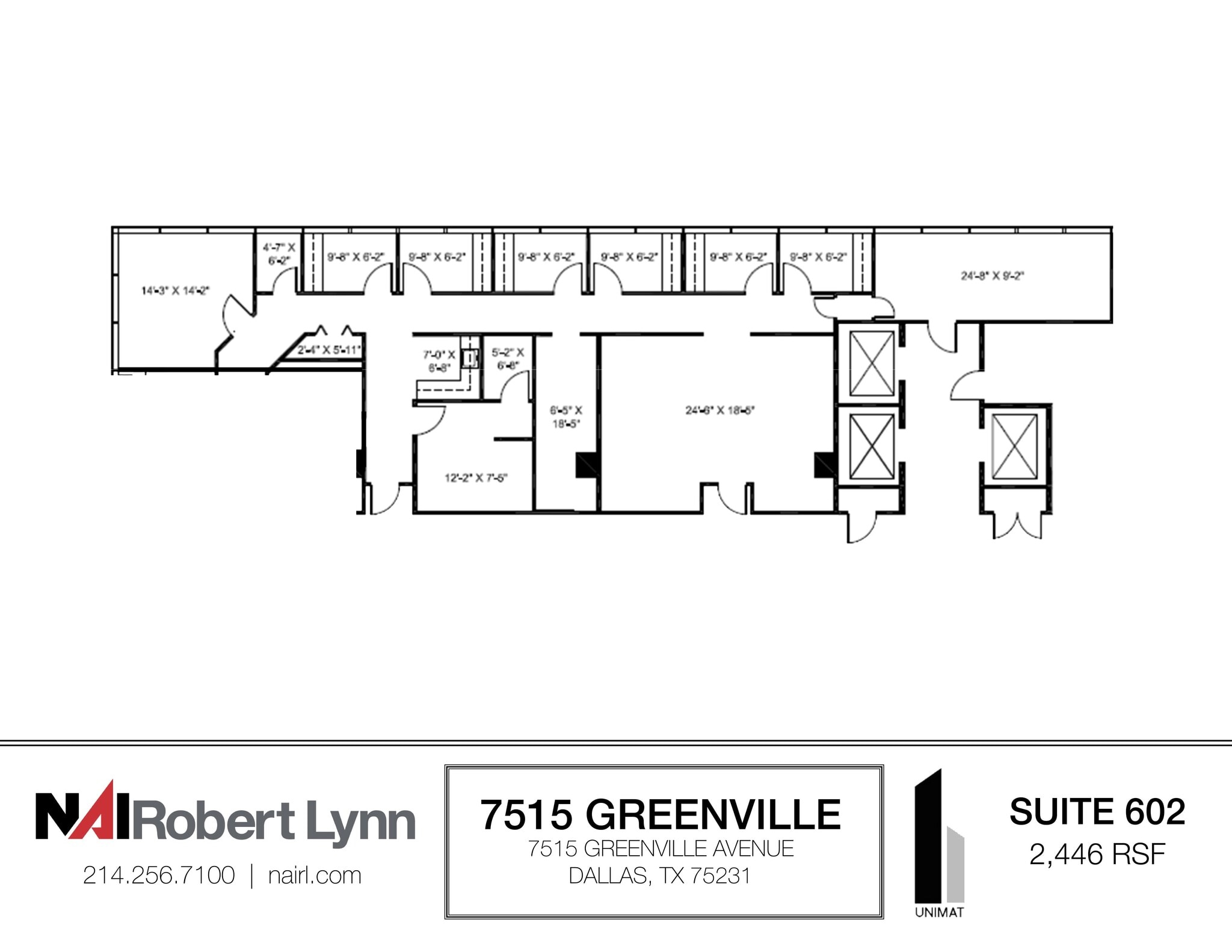 7515 Greenville Ave, Dallas, TX for lease Floor Plan- Image 1 of 1