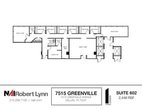 7515 Greenville Ave, Dallas, TX for lease Floor Plan- Image 1 of 1