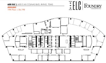 600 E Las Colinas Blvd, Irving, TX for lease Floor Plan- Image 1 of 1