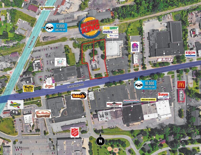 1113 E West Maple Rd, Walled Lake, MI for sale - Primary Photo - Image 1 of 1