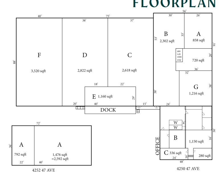 4250 47 Av, Olds, AB for sale Floor Plan- Image 1 of 2