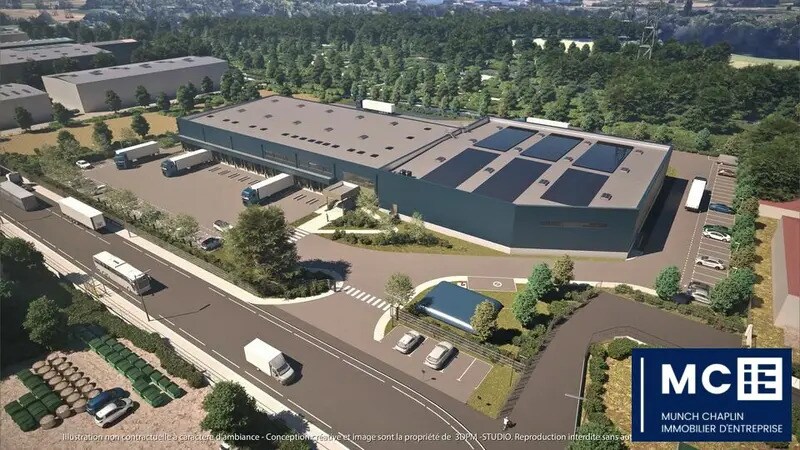 Vente Entrepôt 2 500 m² à 5 570 m² - Photo 1