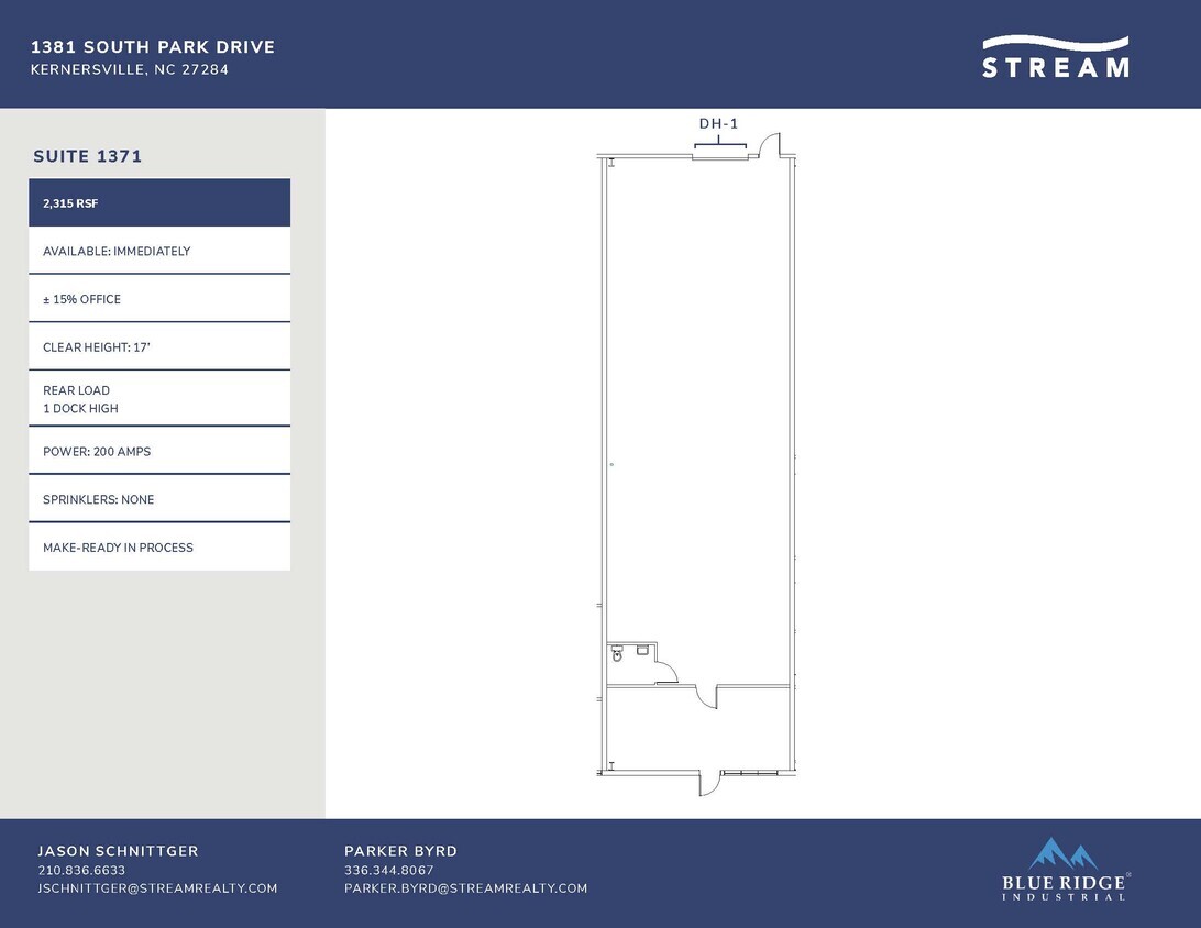 1381 S Park Dr, Kernersville, NC for lease Building Photo- Image 1 of 1