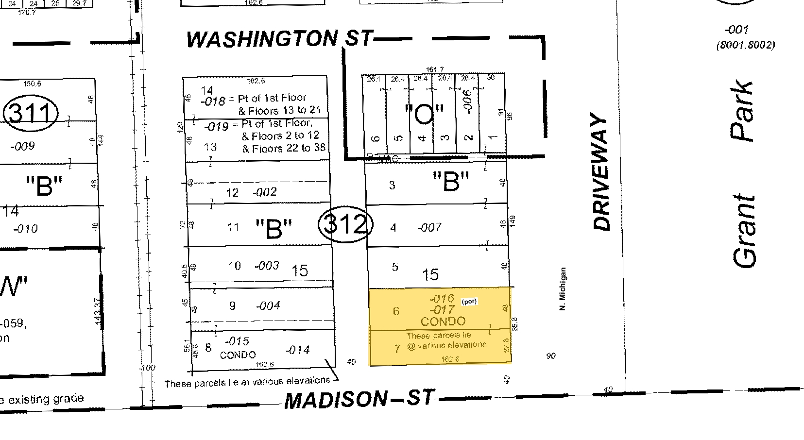 6 N Michigan Ave, Chicago, IL for sale Plat Map- Image 1 of 1