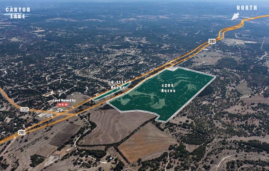 US Hwy 281 & FM 306, Spring Branch, TX, 78070 Commercial Land For