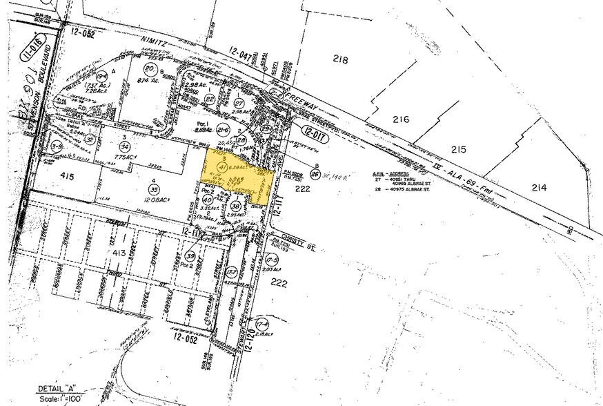 40949-40969 Encyclopedia Cir, Fremont, CA for lease - Plat Map - Image 2 of 6