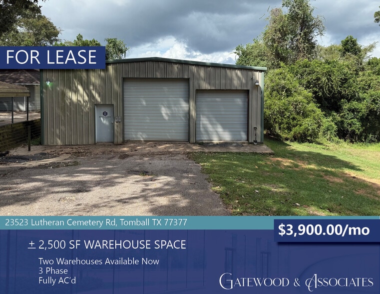 23523 Lutheran Cemetery Rd, Tomball, TX for lease - Building Photo - Image 1 of 12