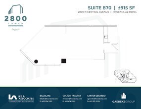 2800 N Central Ave, Phoenix, AZ for lease Floor Plan- Image 1 of 1