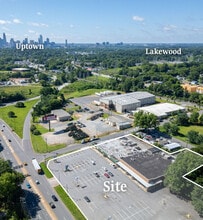 3401 Brookshire Blvd, Charlotte, NC - AERIAL  map view - Image1