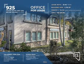 925 Tahoe Blvd, Incline Village, NV for lease Building Photo- Image 1 of 5