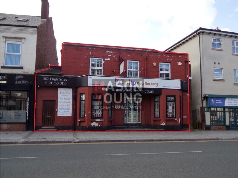 382 High St, West Bromwich for sale - Building Photo - Image 1 of 1