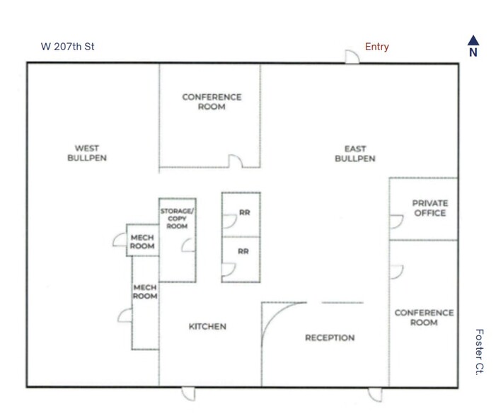 20710 Foster Ct, Bucyrus, KS for lease - Floor Plan - Image 3 of 3