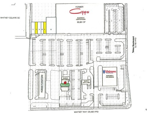 620-642 S Whitney Way, Madison, WI for lease Site Plan- Image 1 of 1