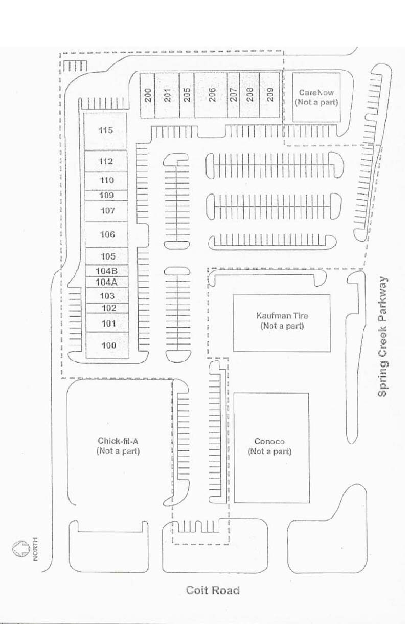 3825 W Spring Creek Pky, Plano, TX for sale Site Plan- Image 1 of 1