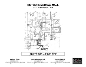 2222 E Highland Ave, Phoenix, AZ for lease Floor Plan- Image 1 of 1