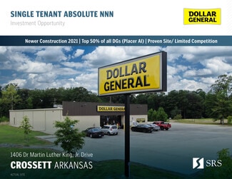 More details for 1406 Dr Martin Luther King Jr Dr, Crossett, AR - Retail for Sale