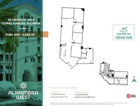 95 Merrick Way, Coral Gables, FL for lease Floor Plan- Image 1 of 1