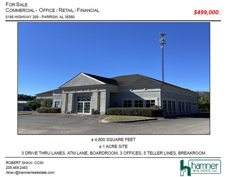 6186 Highway 269, Parrish, AL for sale - Building Photo - Image 1 of 1