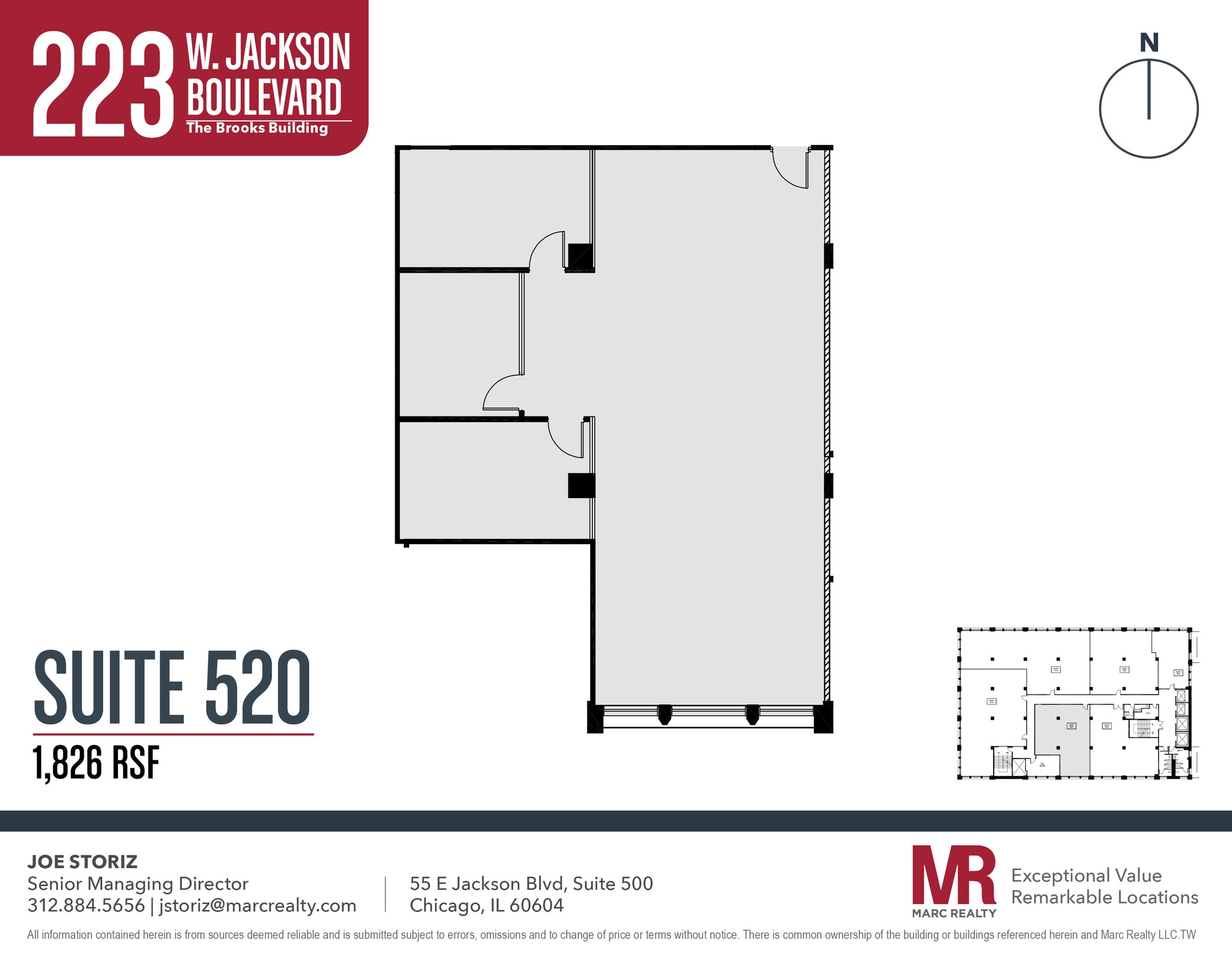223 W Jackson Blvd, Chicago, IL for lease Floor Plan- Image 1 of 1