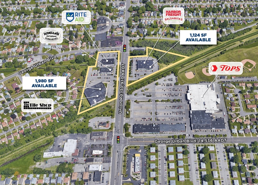 3901 Union Rd, Cheektowaga, NY for lease - Aerial - Image 2 of 6