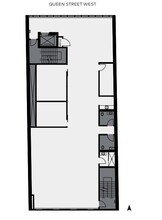 619-621 Queen St W, Toronto, ON for lease Floor Plan- Image 1 of 1