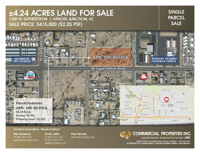 1200 W Superstition Blvd, Apache Junction, AZ for sale - Building Photo - Image 1 of 1