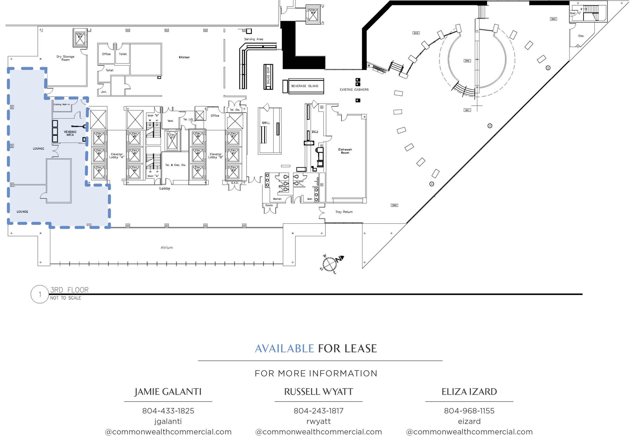 919 E Main St, Richmond, VA for lease Floor Plan- Image 1 of 2