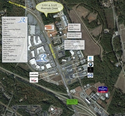 5101-5121 Riverside Dr, Macon, GA for sale - Building Photo - Image 1 of 1