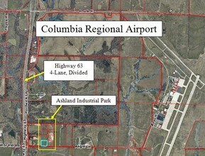 Ashland Industrial Ct, Ashland, MO - AERIAL  map view