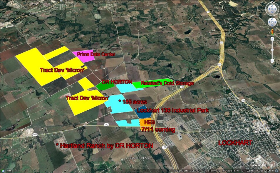 FM 2720, Lockhart, TX for sale - Aerial - Image 1 of 2