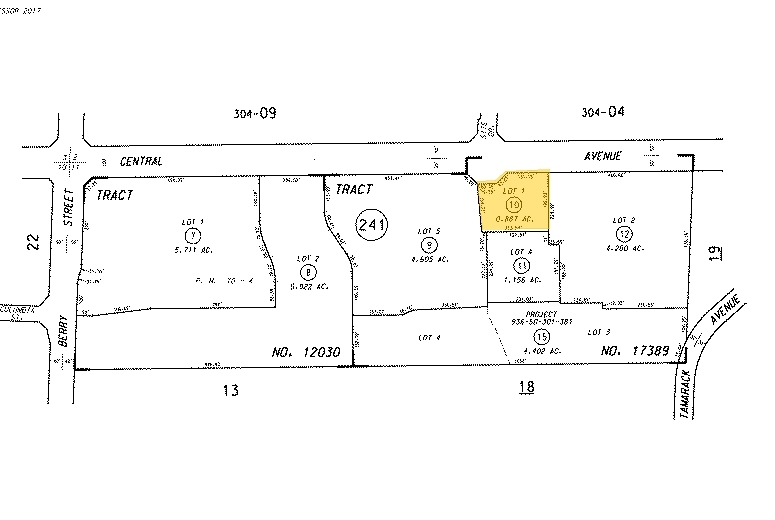 380 W Central Ave, Brea, CA for lease - Plat Map - Image 2 of 13