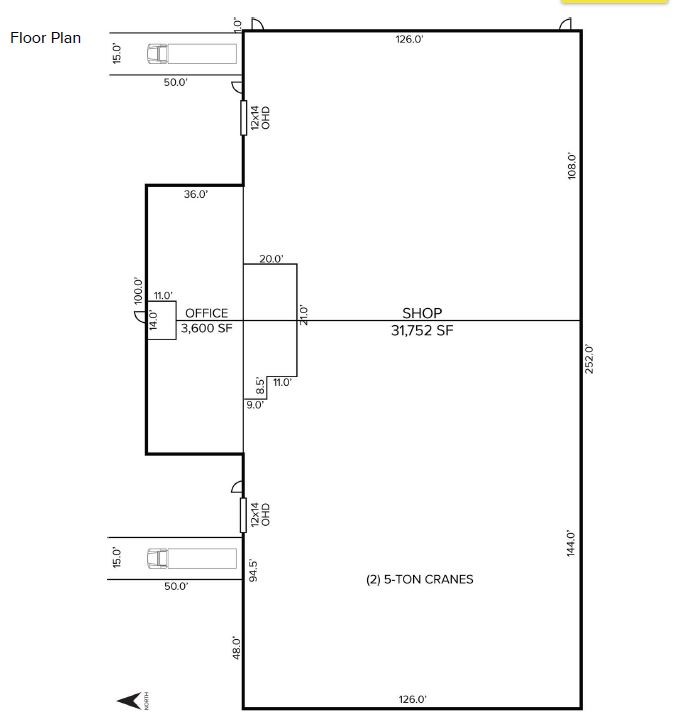 56306-56358 Precision Dr, Chesterfield, MI for sale Floor Plan- Image 1 of 1