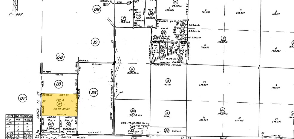 Santa Fe St, Hemet, CA for sale - Plat Map - Image 2 of 2